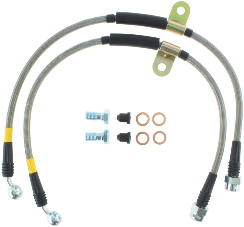 StopTech 07-08 Cadillac Escalade Stainless Steel Front Brake Lines StopTech 07-08 Cadillac Escalade Stainless Steel Front Brake Lines