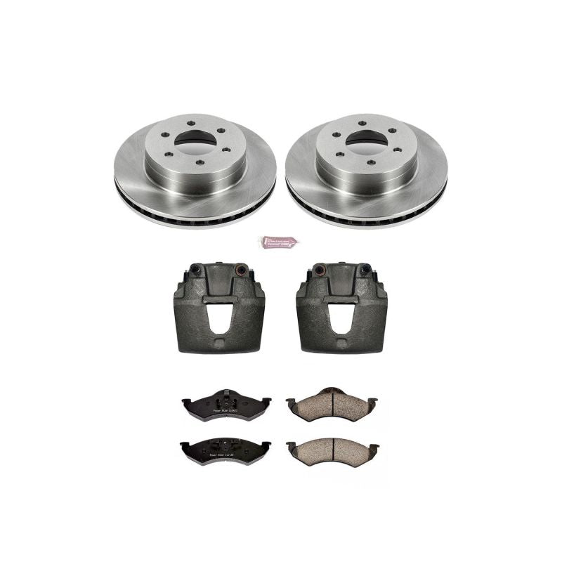 Power Stop 00-02 Dodge Dakota Front Autospecialty Brake Kit w/Calipers Power Stop 00-02 Dodge Dakota Front Autospecialty Brake Kit w/Calipers