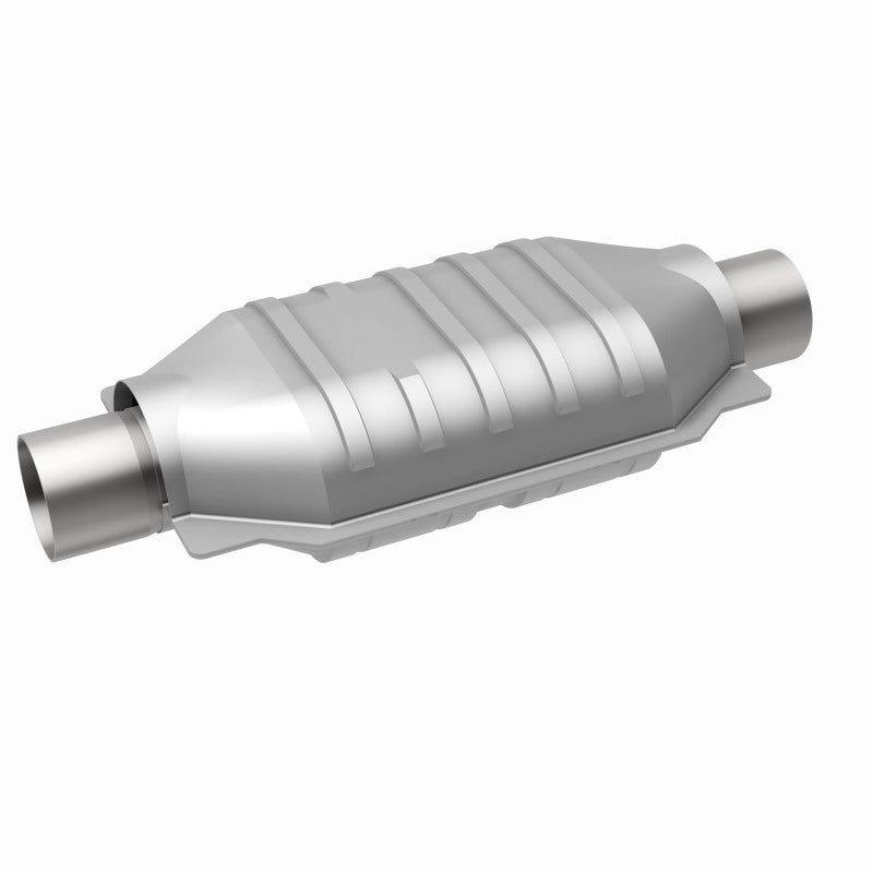 MagnaFlow Conv Univ 2.25in Inlet/Outlet Center/Center Oval 12in Body L x 7in W x 16in Overall L MagnaFlow Conv Univ 2.25in Inlet/Outlet Center/Center Oval 12in Body L x 7in W x 16in Overall L