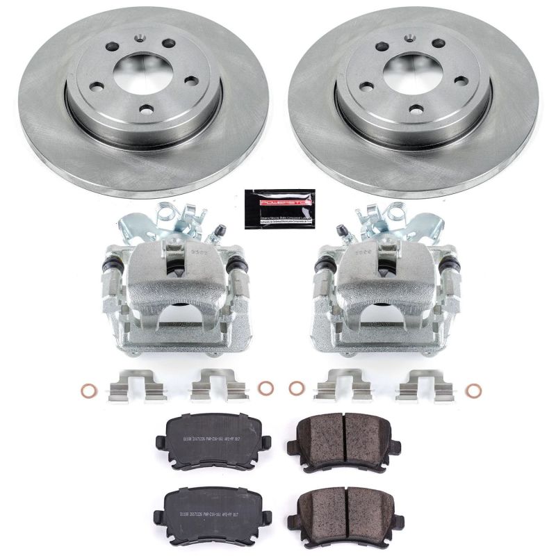 Power Stop 05-09 Audi A4 Rear Autospecialty Brake Kit w/Calipers Power Stop 05-09 Audi A4 Rear Autospecialty Brake Kit w/Calipers