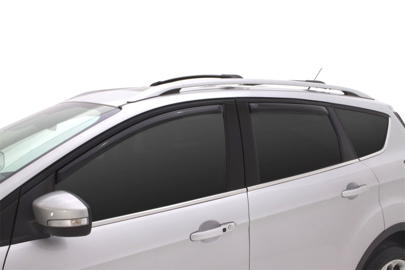 AVS 13-18 Ford Escape Ventvisor In-Channel Front & Rear Window Deflectors 4pc - Smoke AVS 13-18 Ford Escape Ventvisor In-Channel Front & Rear Window Deflectors 4pc - Smoke