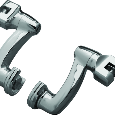 Kuryakyn Longhorn Offset Peg Mounts Chrome (Pair)