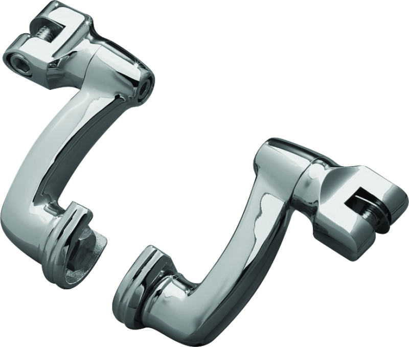Kuryakyn Longhorn Offset Peg Mounts Chrome (Pair) Kuryakyn Longhorn Offset Peg Mounts Chrome (Pair)