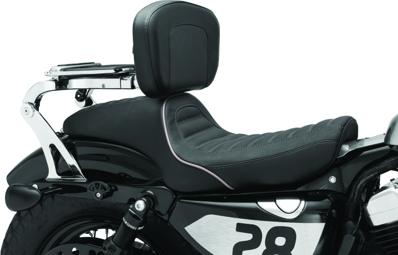 Kuryakyn Fixed Mounts Multi-Purpose Driver & Passenger Backrest 04-22 XL Models Chrome Kuryakyn Fixed Mounts Multi-Purpose Driver & Passenger Backrest 04-22 XL Models Chrome