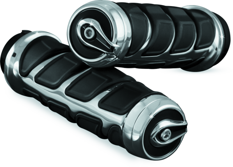 Kuryakyn Kinetic Grips Universal 7/8in Chrome Kuryakyn Kinetic Grips Universal 7/8in Chrome
