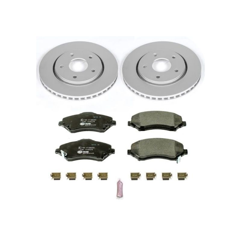 Power Stop 08-16 Chrysler Town & Country Front Euro-Stop Brake Kit Power Stop 08-16 Chrysler Town & Country Front Euro-Stop Brake Kit