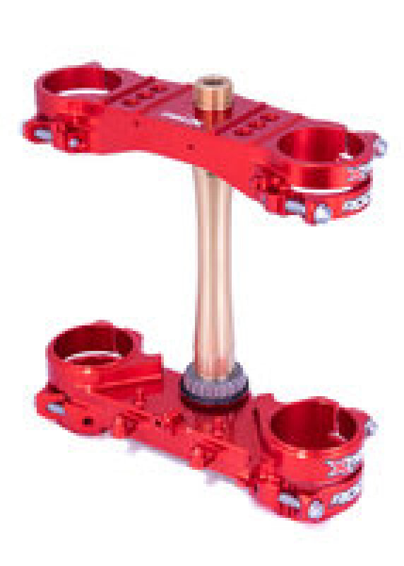 XTrig 18-21 Honda CRF 250 R/ CRF 450 R ROCS Tech Triple Clamp 22 mm. Offset M12 - Red XTrig 18-21 Honda CRF 250 R/ CRF 450 R ROCS Tech Triple Clamp 22 mm. Offset M12 - Red