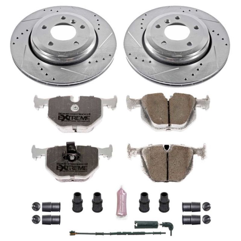 Power Stop 01-06 BMW 330Ci Rear Z26 Street Warrior Brake Kit Power Stop 01-06 BMW 330Ci Rear Z26 Street Warrior Brake Kit