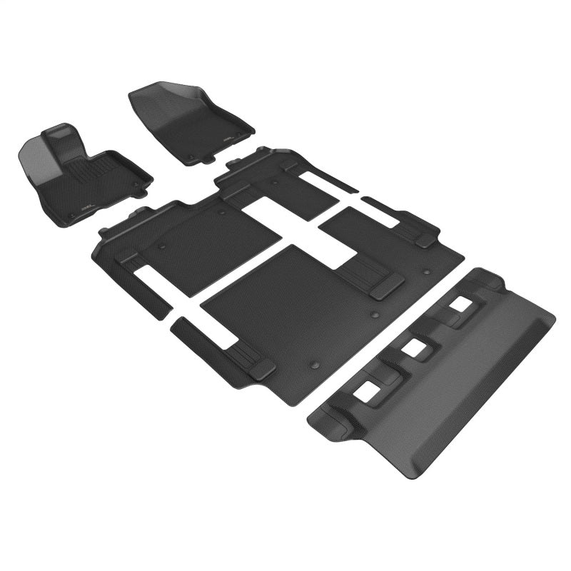 3D MAXpider 21-24 Toyota Sienna 8-Seat Kagu 1st, 2nd, & 3rd Row Floormats - Black 3D MAXpider 21-24 Toyota Sienna 8-Seat Kagu 1st, 2nd, & 3rd Row Floormats - Black