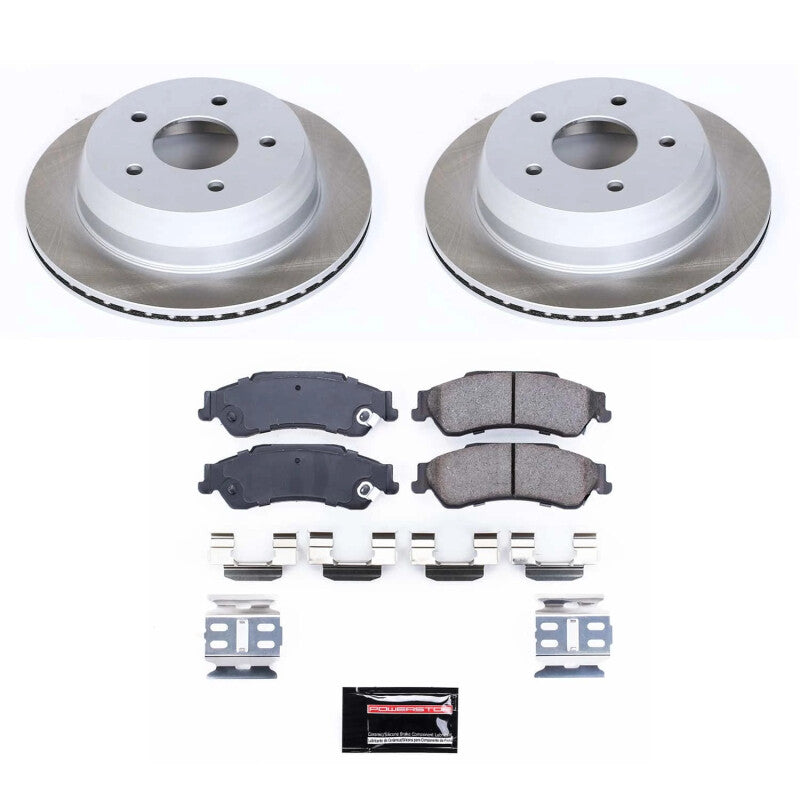 Power Stop 2003 GMC Sonoma Rear Semi-Coated Rotor Kit Power Stop 2003 GMC Sonoma Rear Semi-Coated Rotor Kit