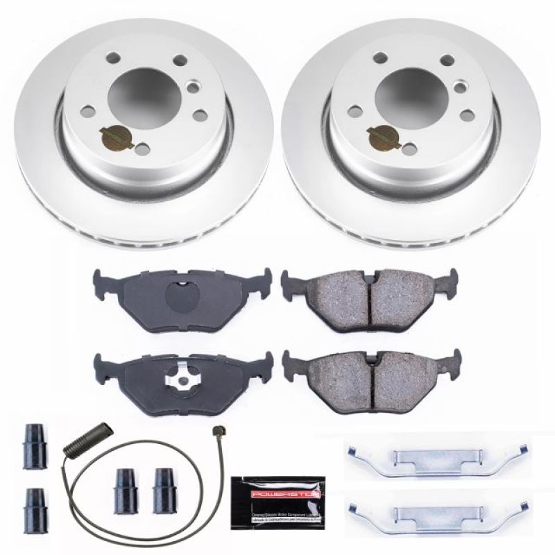 Power Stop 98-99 BMW 323i Rear Z23 Evolution Sport Coated Brake Kit Power Stop 98-99 BMW 323i Rear Z23 Evolution Sport Coated Brake Kit