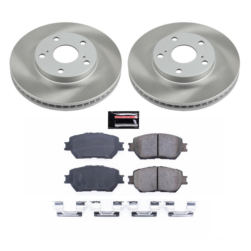 Power Stop 02-06 Toyota Camry Front Semi-Coated Rotor Kit Power Stop 02-06 Toyota Camry Front Semi-Coated Rotor Kit