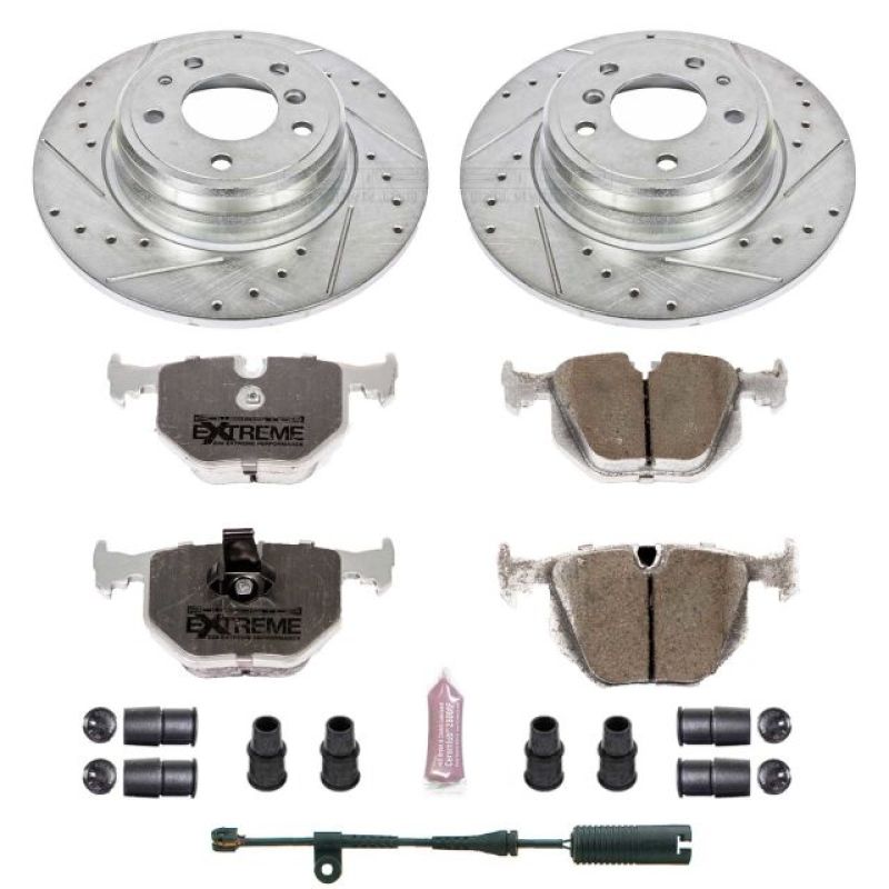 Power Stop 1995 BMW 740i Rear Z26 Street Warrior Brake Kit Power Stop 1995 BMW 740i Rear Z26 Street Warrior Brake Kit