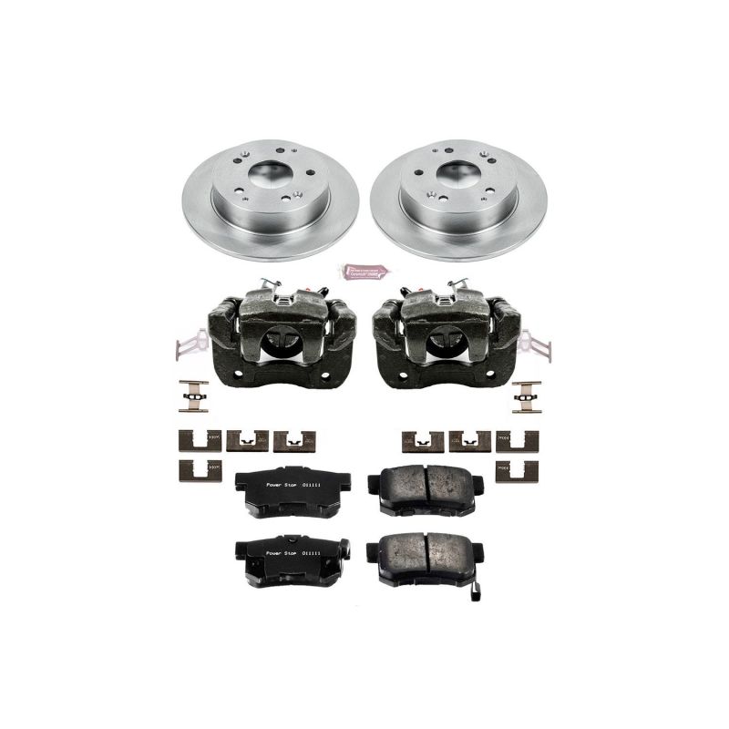 Power Stop 97-01 Acura Integra Rear Autospecialty Brake Kit w/Calipers Power Stop 97-01 Acura Integra Rear Autospecialty Brake Kit w/Calipers