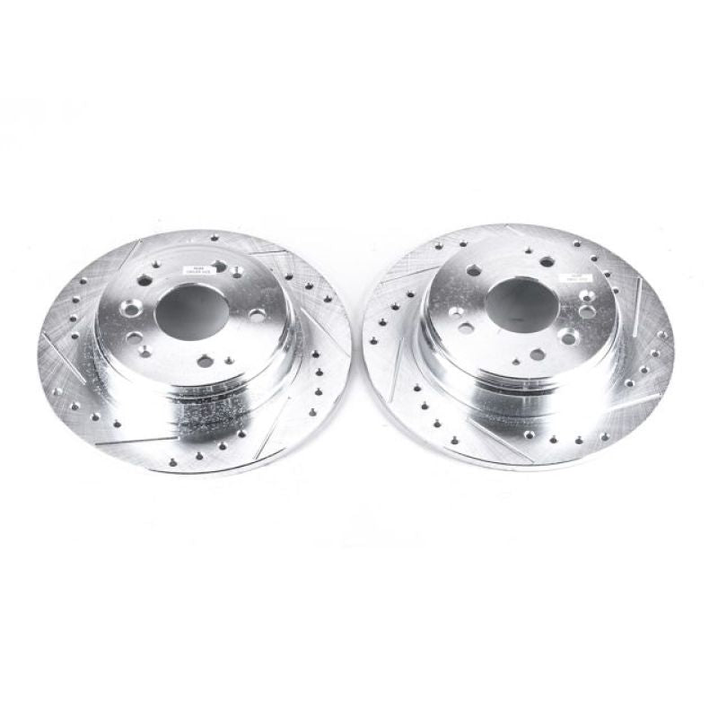 Power Stop 04-08 Acura TL Rear Evolution Drilled & Slotted Rotors - Pair Power Stop 04-08 Acura TL Rear Evolution Drilled & Slotted Rotors - Pair