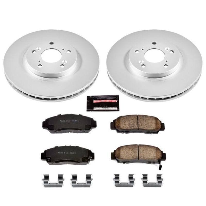 Power Stop 01-03 Acura CL Front Z17 Evolution Geomet Coated Brake Kit Power Stop 01-03 Acura CL Front Z17 Evolution Geomet Coated Brake Kit