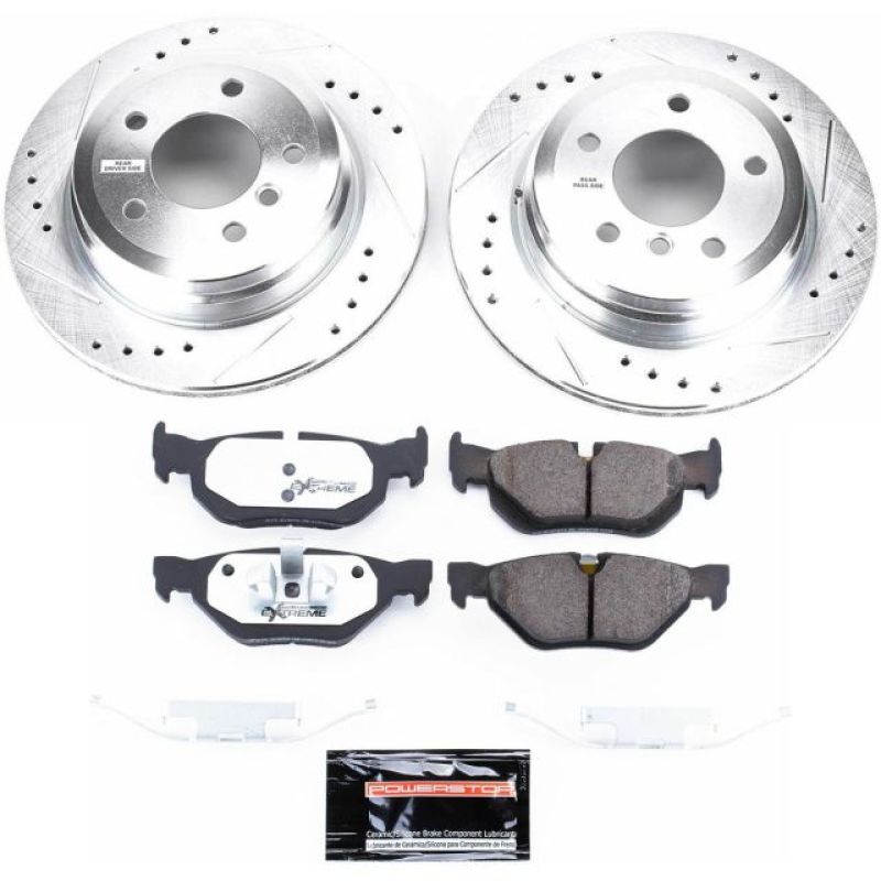 Power Stop 2006 BMW 325xi Rear Z26 Street Warrior Brake Kit Power Stop 2006 BMW 325xi Rear Z26 Street Warrior Brake Kit
