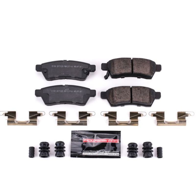 Power Stop 05-19 Nissan Frontier Rear Z23 Evolution Sport Brake Pads w/Hardware Power Stop 05-19 Nissan Frontier Rear Z23 Evolution Sport Brake Pads w/Hardware