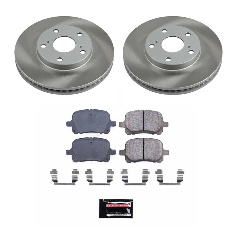 Power Stop 99-03 Toyota Solara Front Semi-Coated Rotor Kit Power Stop 99-03 Toyota Solara Front Semi-Coated Rotor Kit