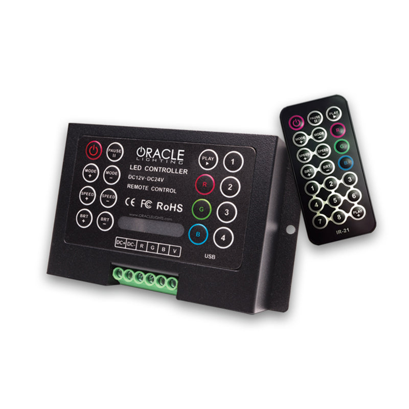 Oracle Jeep Wrangler JL/Gladiator JT RGB+W Headlight DRL Upgrade Kit - ColorSHIFT 2 Oracle Jeep Wrangler JL/Gladiator JT RGB+W Headlight DRL Upgrade Kit - ColorSHIFT 2