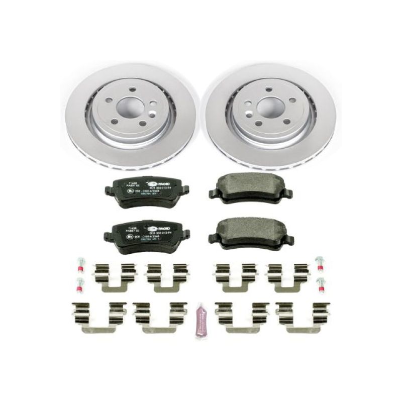 Power Stop 11-18 Volvo S60 Rear Euro-Stop Brake Kit Power Stop 11-18 Volvo S60 Rear Euro-Stop Brake Kit