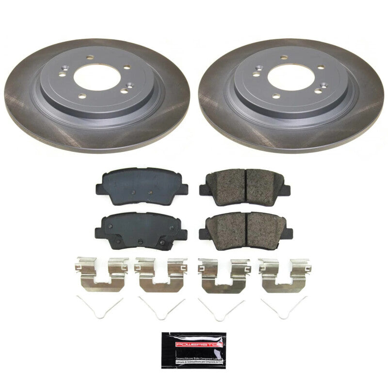 Power Stop 19-22 Hyundai Nexo Rear Semi-Coated Rotor Kit Power Stop 19-22 Hyundai Nexo Rear Semi-Coated Rotor Kit