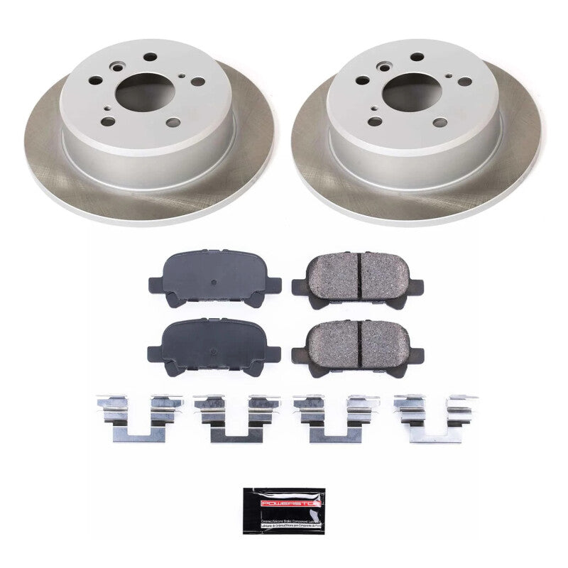 Power Stop 99-03 Toyota Solara Rear Semi-Coated Rotor Kit Power Stop 99-03 Toyota Solara Rear Semi-Coated Rotor Kit