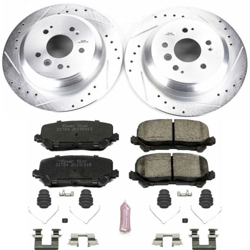 Power Stop 16-19 Honda Pilot Rear Z23 Evolution Sport Brake Kit Power Stop 16-19 Honda Pilot Rear Z23 Evolution Sport Brake Kit