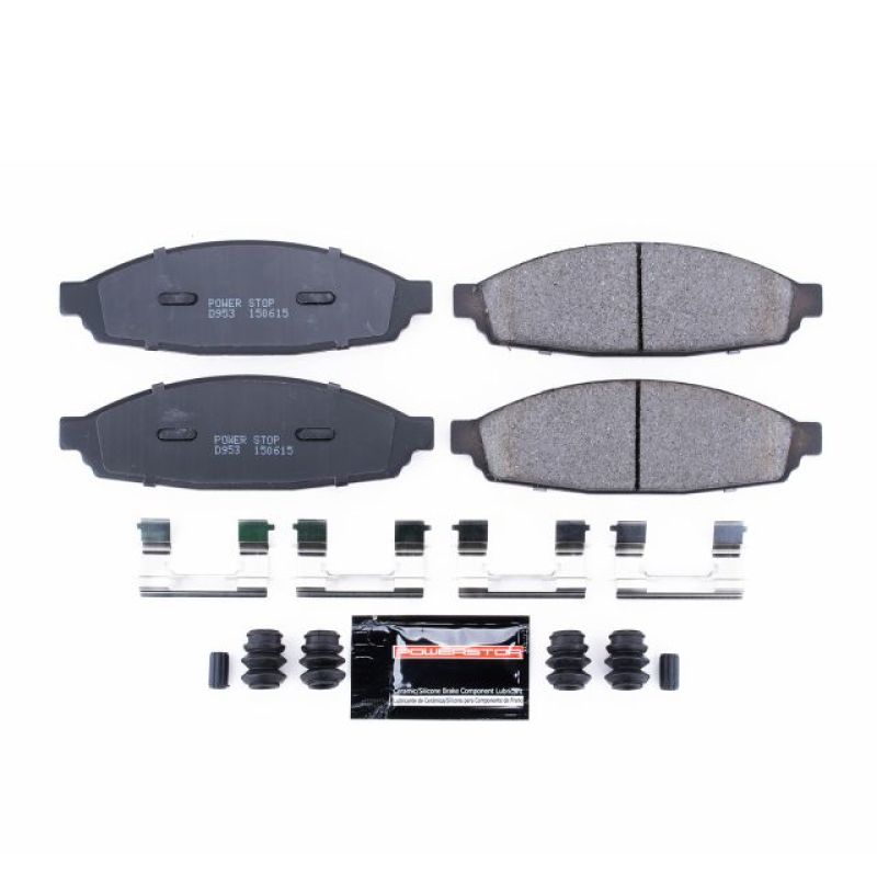 Power Stop 03-05 Lincoln Aviator Front Z23 Evolution Sport Brake Pads w/Hardware Power Stop 03-05 Lincoln Aviator Front Z23 Evolution Sport Brake Pads w/Hardware