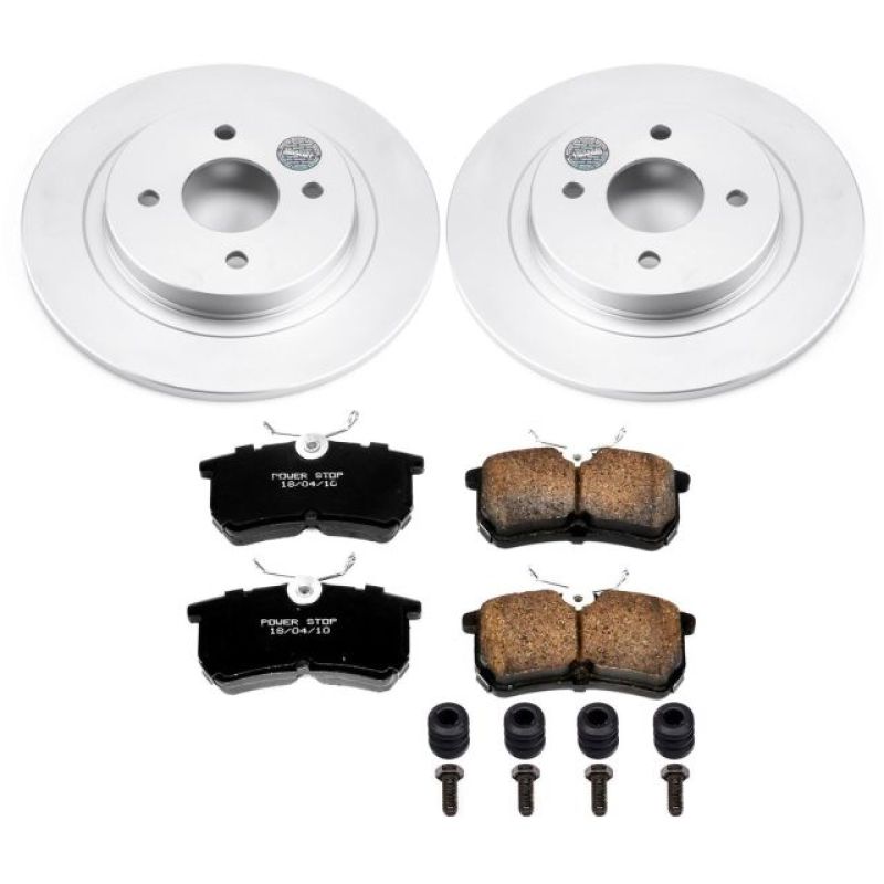 Power Stop 02-04 Ford Focus Rear Z17 Evolution Geomet Coated Brake Kit Power Stop 02-04 Ford Focus Rear Z17 Evolution Geomet Coated Brake Kit
