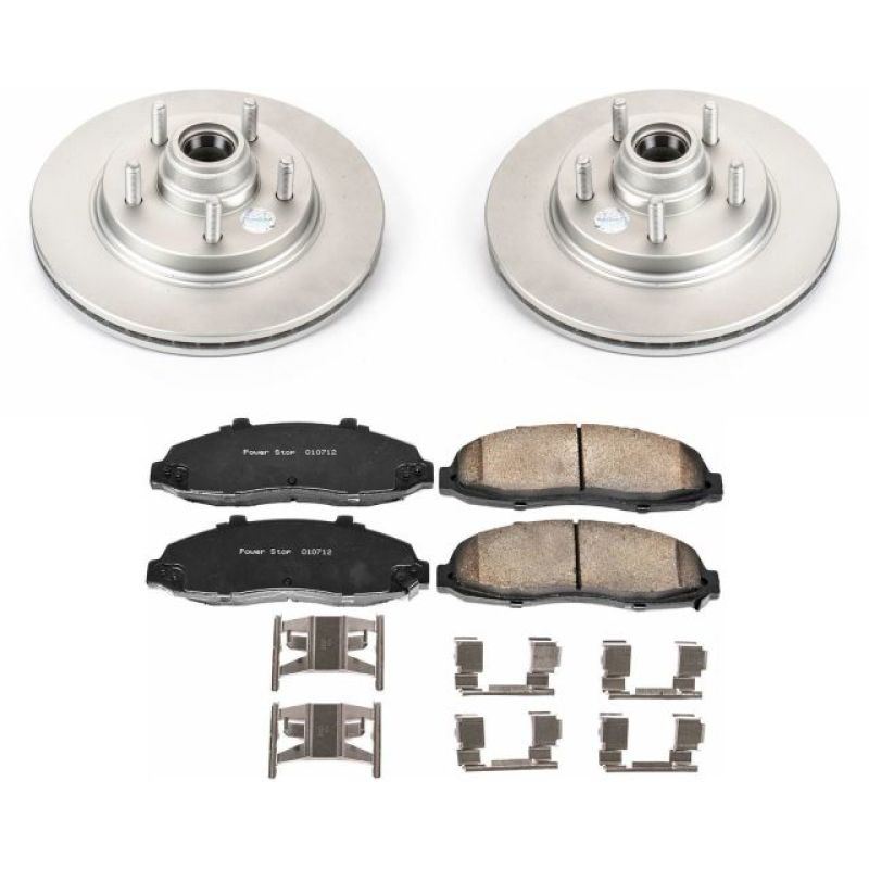 Power Stop 00-03 Ford F-150 Front Z17 Evolution Geomet Coated Brake Kit Power Stop 00-03 Ford F-150 Front Z17 Evolution Geomet Coated Brake Kit