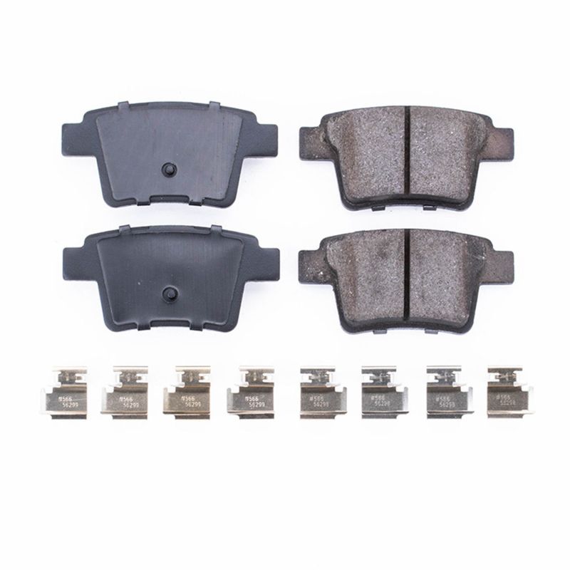 Power Stop 05-07 Ford Five Hundred Rear Z17 Evolution Ceramic Brake Pads w/Hardware Power Stop 05-07 Ford Five Hundred Rear Z17 Evolution Ceramic Brake Pads w/Hardware