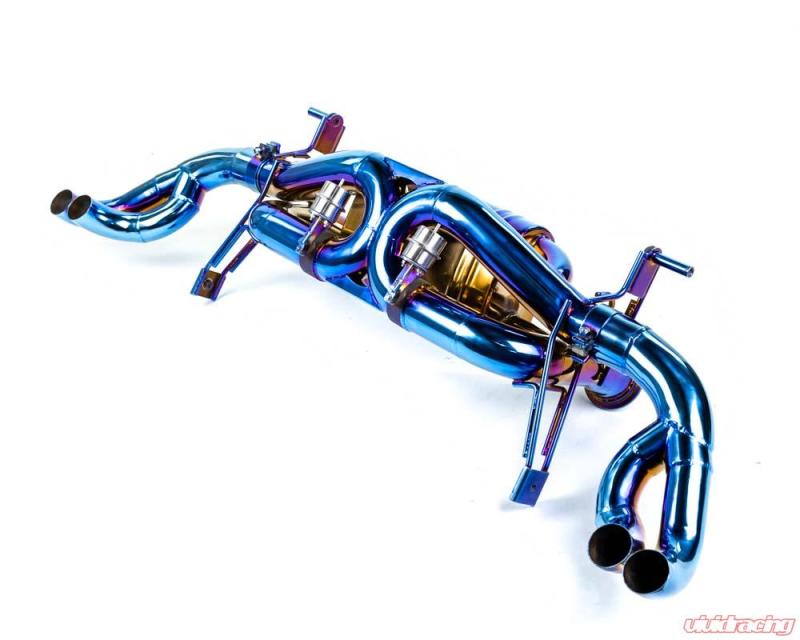 VR Performance Audi R8 2020+ Blue Titanium Exhaust System VR Performance Audi R8 2020+ Blue Titanium Exhaust System