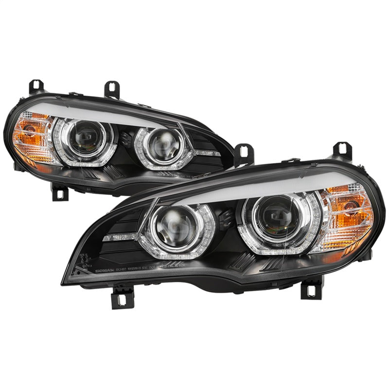 Spyder 07-10 BMW X5 E70 (HID Models Only) Projector Headlights - Black PRO-YD-BMWE7007-AFSHID-BK Spyder 07-10 BMW X5 E70 (HID Models Only) Projector Headlights - Black PRO-YD-BMWE7007-AFSHID-BK