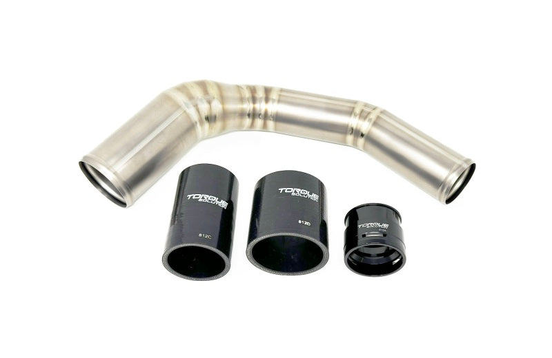 Torque Solution 2022+ Subaru WRX / 19-23 Subaru Ascent Titanium Top Mount Charge Pipe - Brushed Torque Solution 2022+ Subaru WRX / 19-23 Subaru Ascent Titanium Top Mount Charge Pipe - Brushed