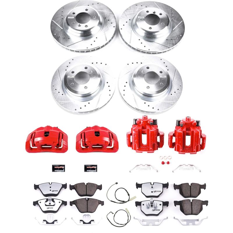 Power Stop 14-16 BMW 228i Rear Z26 Street Warrior Brake Kit w/Calipers Power Stop 14-16 BMW 228i Rear Z26 Street Warrior Brake Kit w/Calipers
