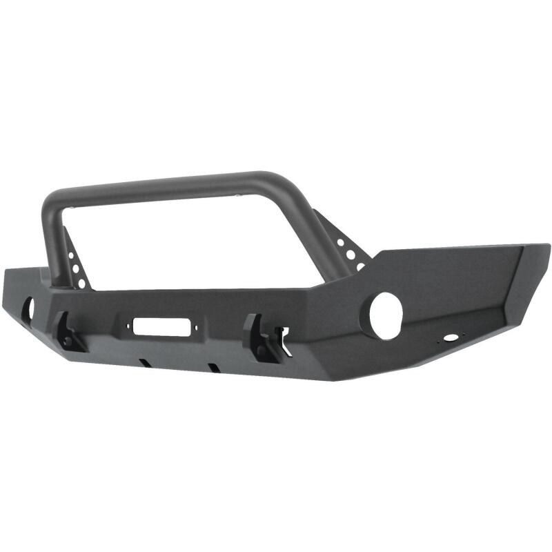 Westin 18-19 Jeep Wrangler JL WJ2 Full Width Front Bumper w/Bull Bar Textured Black Westin 18-19 Jeep Wrangler JL WJ2 Full Width Front Bumper w/Bull Bar Textured Black