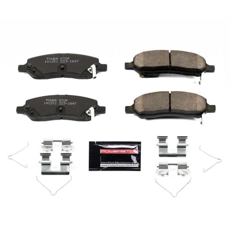 Power Stop 13-16 Dodge Dart Rear Z23 Evolution Sport Brake Pads w/Hardware Power Stop 13-16 Dodge Dart Rear Z23 Evolution Sport Brake Pads w/Hardware