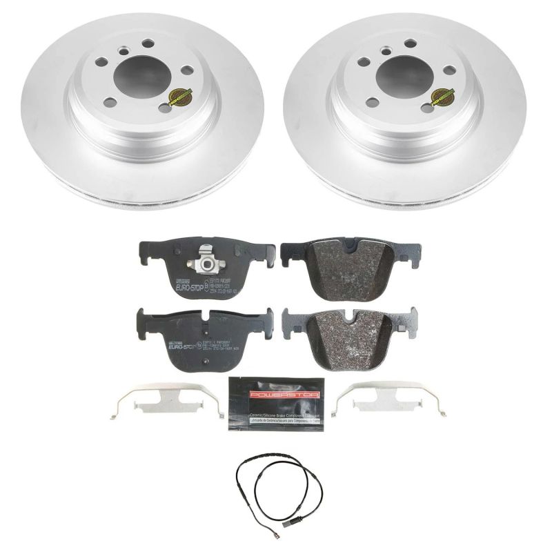 Power Stop 15-16 BMW 328i xDrive Rear Euro-Stop Brake Kit Power Stop 15-16 BMW 328i xDrive Rear Euro-Stop Brake Kit