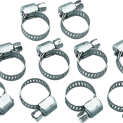 Bikers Choice Stainless Steel Mini Clamp 10 Pk