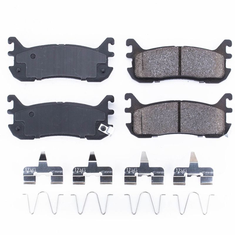 Power Stop 97-03 Ford Escort Rear Z17 Evolution Ceramic Brake Pads w/Hardware Power Stop 97-03 Ford Escort Rear Z17 Evolution Ceramic Brake Pads w/Hardware