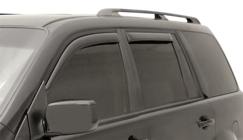 AVS 03-08 Honda Pilot Ventvisor In-Channel Front & Rear Window Deflectors 4pc - Smoke AVS 03-08 Honda Pilot Ventvisor In-Channel Front & Rear Window Deflectors 4pc - Smoke