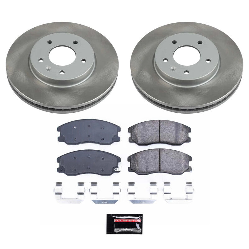 Power Stop 07-09 Suzuki XL-7 Front Semi-Coated Rotor Kit Power Stop 07-09 Suzuki XL-7 Front Semi-Coated Rotor Kit