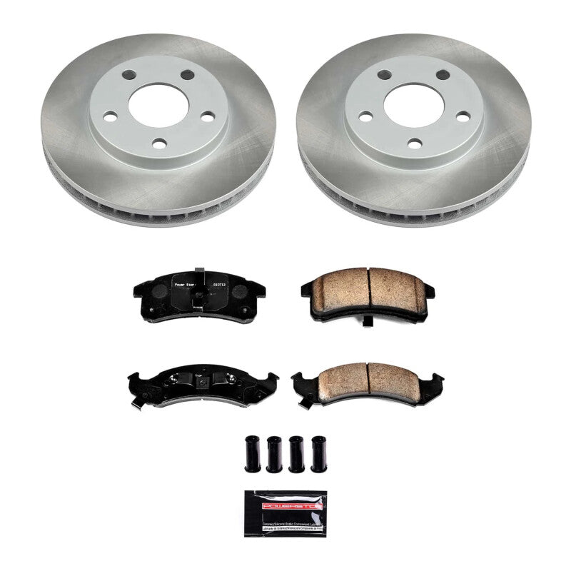 Power Stop 94-96 Pontiac Trans Sport Front Semi-Coated Rotor Kit Power Stop 94-96 Pontiac Trans Sport Front Semi-Coated Rotor Kit