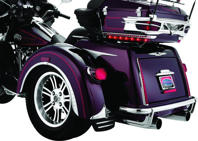 Kuryakyn Rear Mud Flaps For Trikes Chrome Kuryakyn Rear Mud Flaps For Trikes Chrome