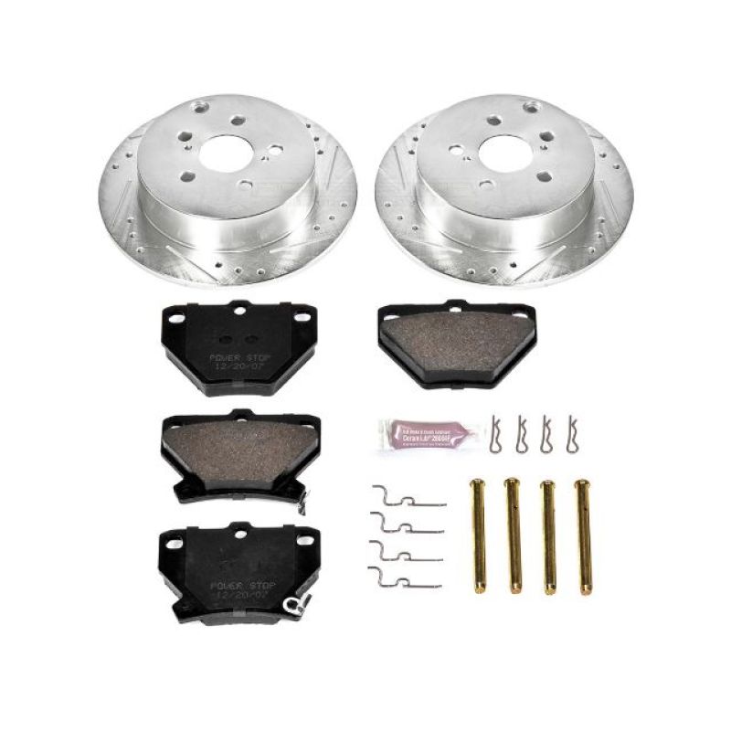 Power Stop 03-06 Pontiac Vibe Rear Z23 Evolution Sport Brake Kit Power Stop 03-06 Pontiac Vibe Rear Z23 Evolution Sport Brake Kit