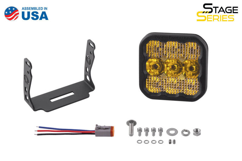 Diode Dynamics SS5 LED Pod Pro - Yellow Driving (Single) Diode Dynamics SS5 LED Pod Pro - Yellow Driving (Single)