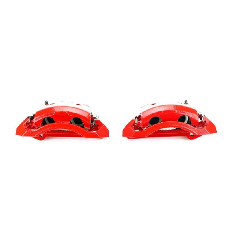 Power Stop 00-02 Dodge Ram 2500 Front Red Calipers w/Brackets - Pair Power Stop 00-02 Dodge Ram 2500 Front Red Calipers w/Brackets - Pair