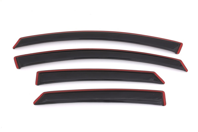 AVS 13-18 Ford Fusion Ventvisor In-Channel Front & Rear Window Deflectors 4pc - Smoke AVS 13-18 Ford Fusion Ventvisor In-Channel Front & Rear Window Deflectors 4pc - Smoke