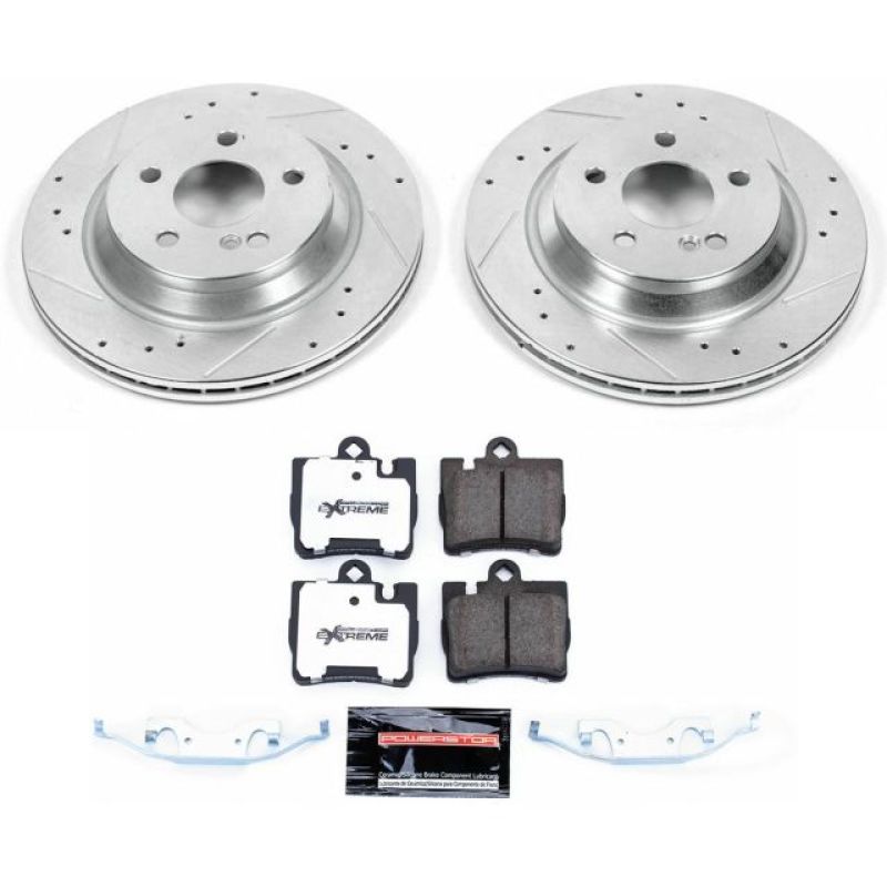 Power Stop 00-03 Mercedes-Benz CL500 Rear Z26 Street Warrior Brake Kit Power Stop 00-03 Mercedes-Benz CL500 Rear Z26 Street Warrior Brake Kit